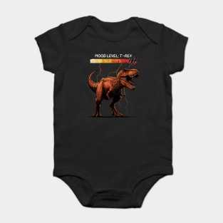 Warning: Mood Level – T-Rex Baby Bodysuit